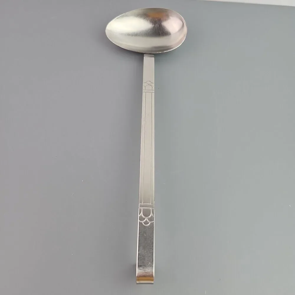 Gero Zilmeta Hanging Stainless Steel Side Pouring Ladle 9.25 Inch Handle Holland